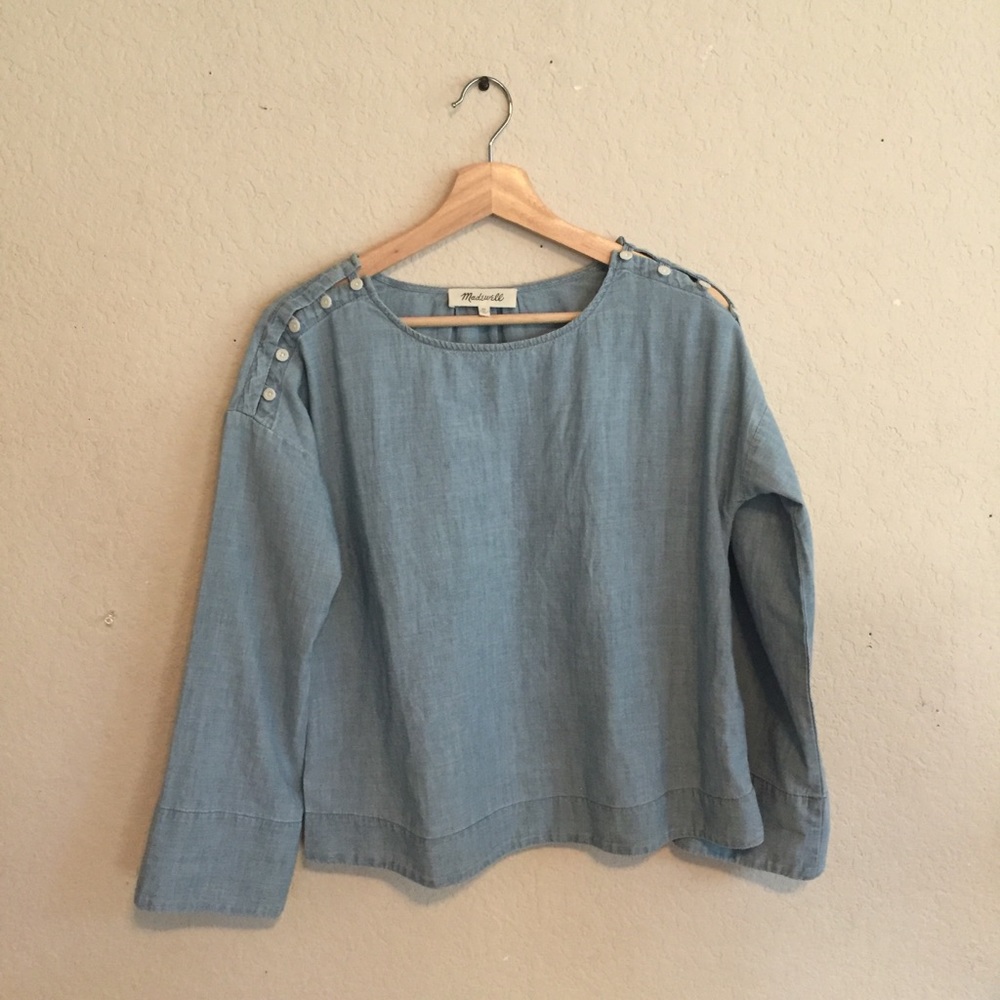 Madewell Chambray Top